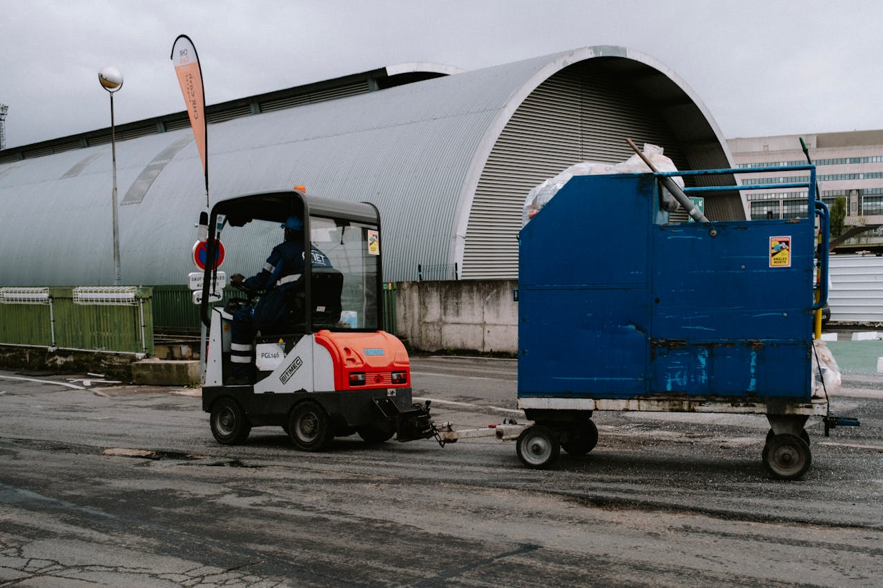heavy equipment moving service